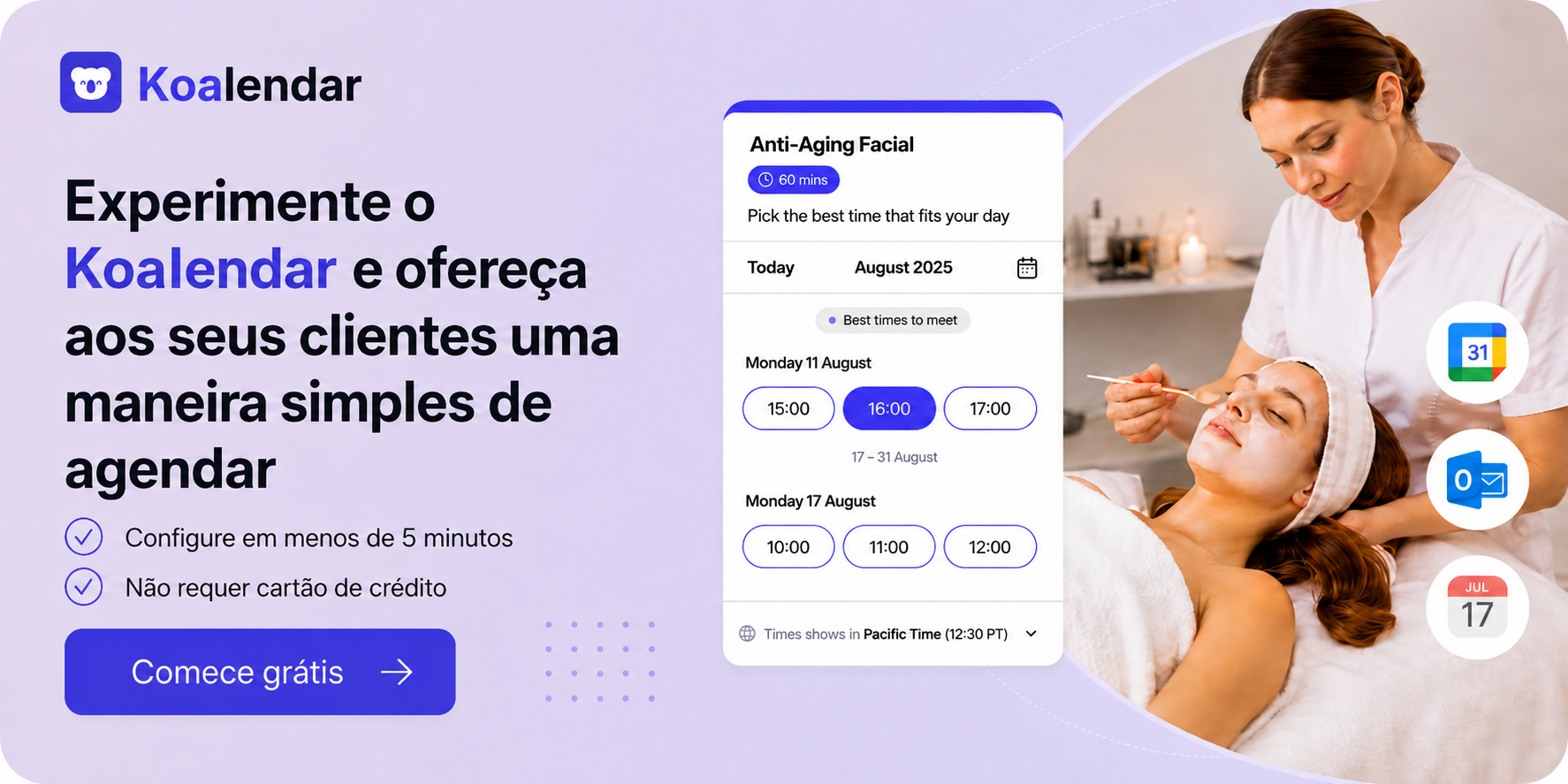 banner do Koalendar, aplicativo de agendamento para salões, alternativa ao Booksy por assinatura